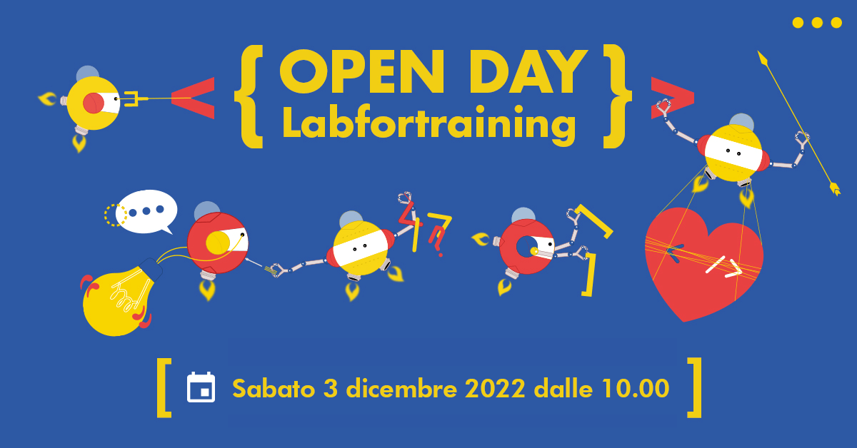 Banner dell'Open Day LABFORTRAINING del 3 dicembre 2022